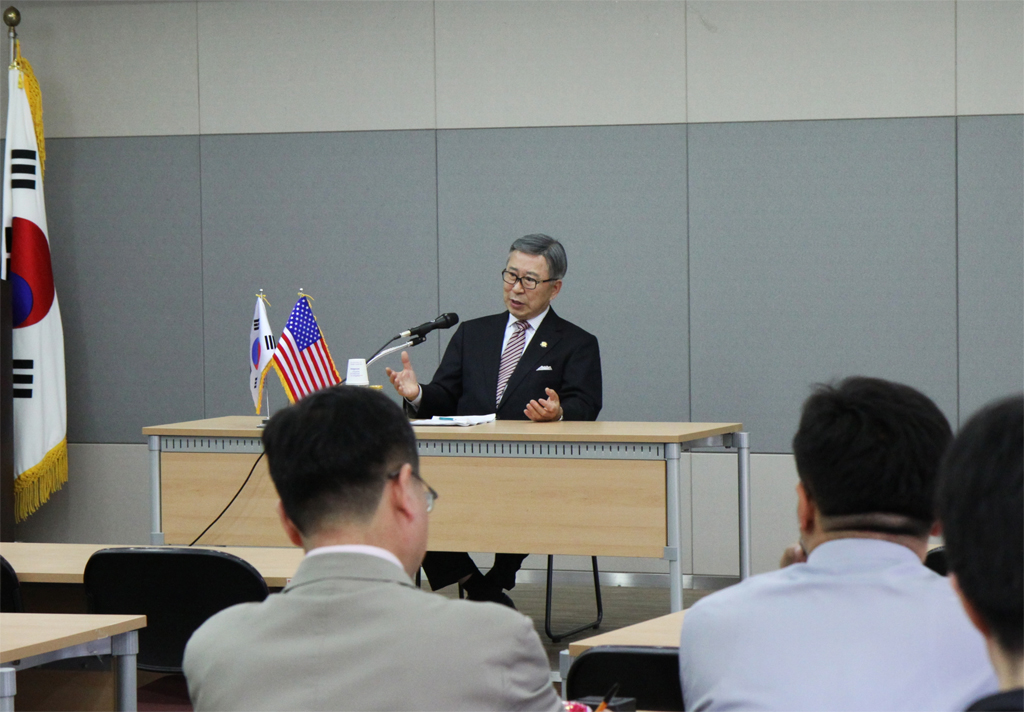 金昌俊元米連邦下院議員招請　水曜フォーラム